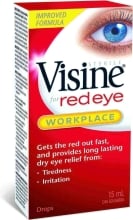 A packet of VISINE® for Red Eye Drops for Workplace, 15 mL